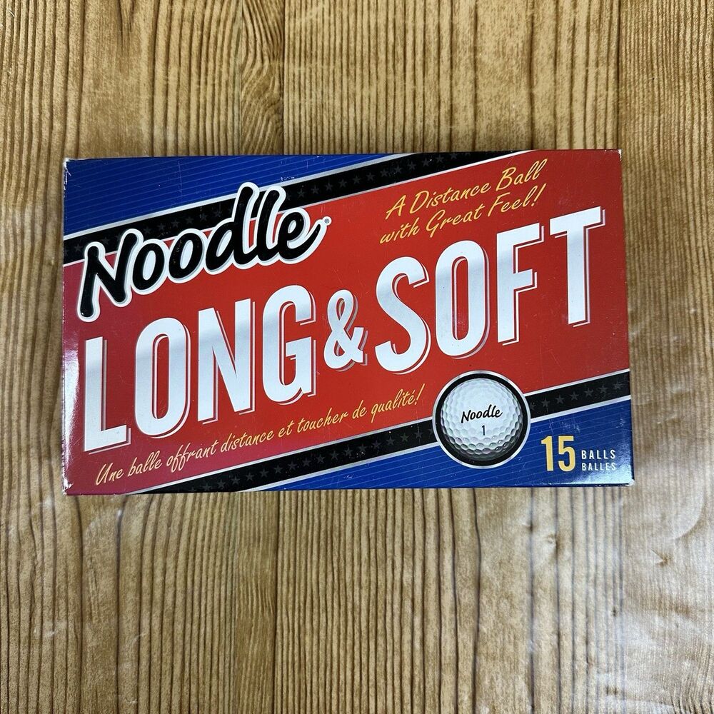 TaylorMade Noodle Long & Soft Golf Balls 12-Ball Pack